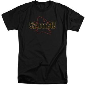 AN OFFCIALLY LICENSED KUNG FU PANDA SKADOOSH MEN'S TALL FIT T-SHIRT BLACK