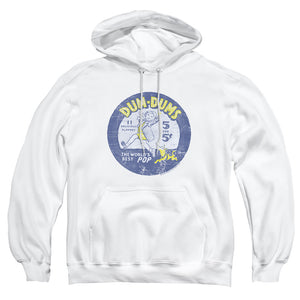 AN OFFCIALLY LICENSED DUM DUMS POP PARADE ADULT UNISEX PULLOVER HOODIE WHITE