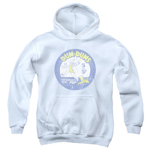 AN OFFCIALLY LICENSED DUM DUMS POP PARADE YOUTH HOODIE WHITE