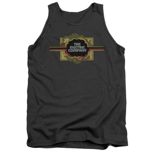AN OFFCIALLY LICENSED ELECTRIC COMPANY LOGO ADULT UNISEX TANK TOP CHARCOAL