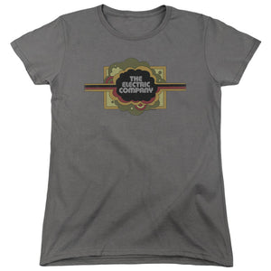 AN OFFCIALLY LICENSED ELECTRIC COMPANY LOGO WOMEN'S REGULAR FIT T-SHIRT CHARCOAL