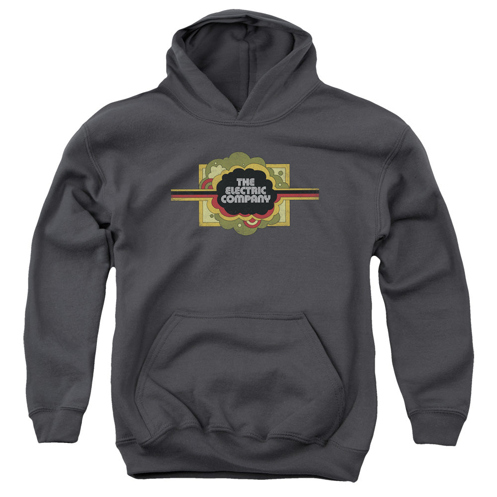 AN OFFCIALLY LICENSED ELECTRIC COMPANY LOGO YOUTH HOODIE CHARCOAL