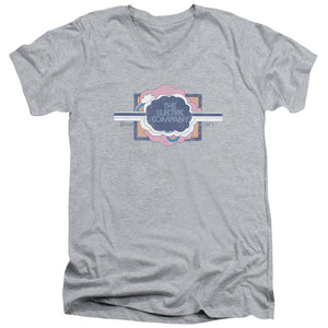 AN OFFCIALLY LICENSED ELECTRIC COMPANY SINCE 1971 MEN'S V-NECK T-SHIRT ATHLETIC HEATHER