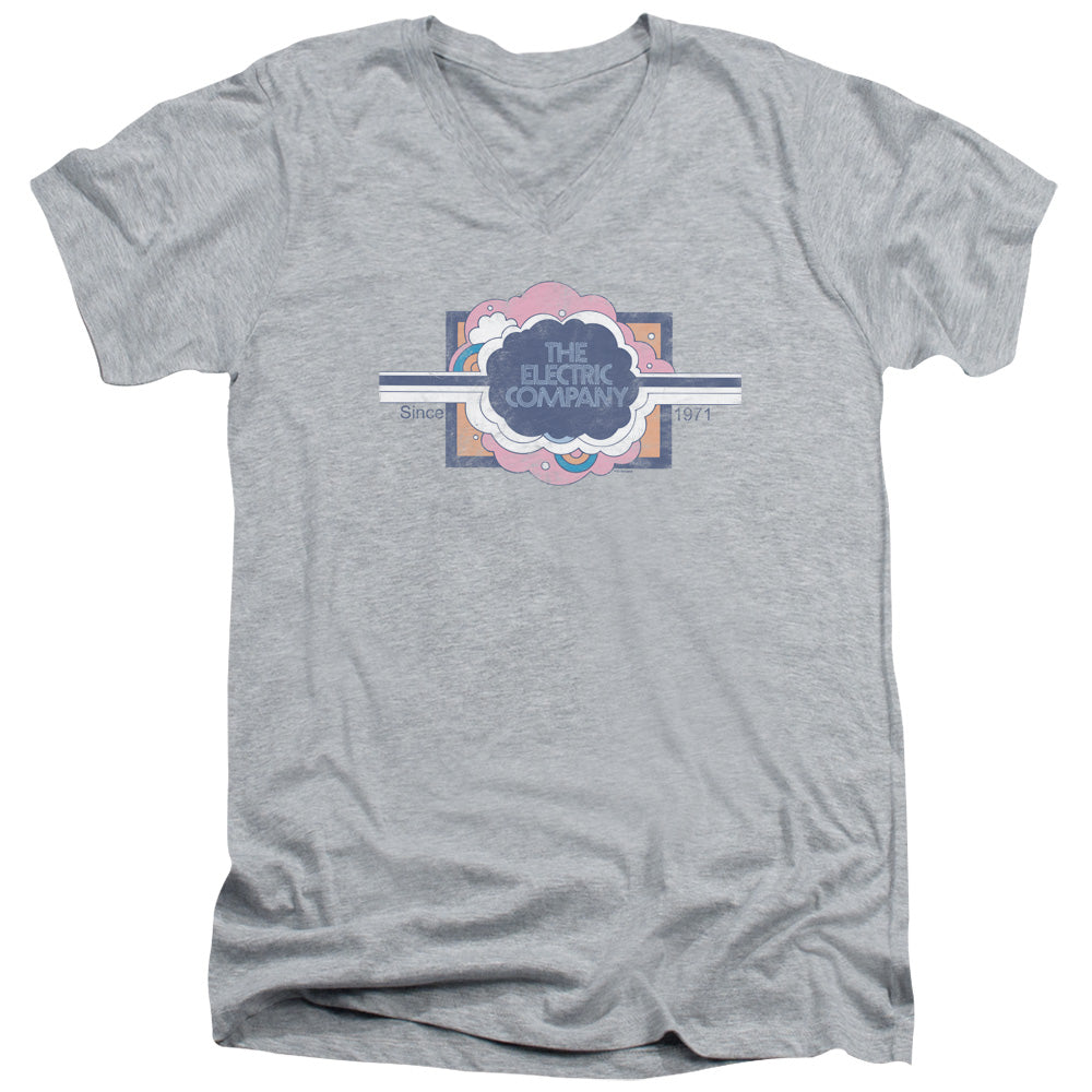 AN OFFCIALLY LICENSED ELECTRIC COMPANY SINCE 1971 MEN'S V-NECK T-SHIRT ATHLETIC HEATHER