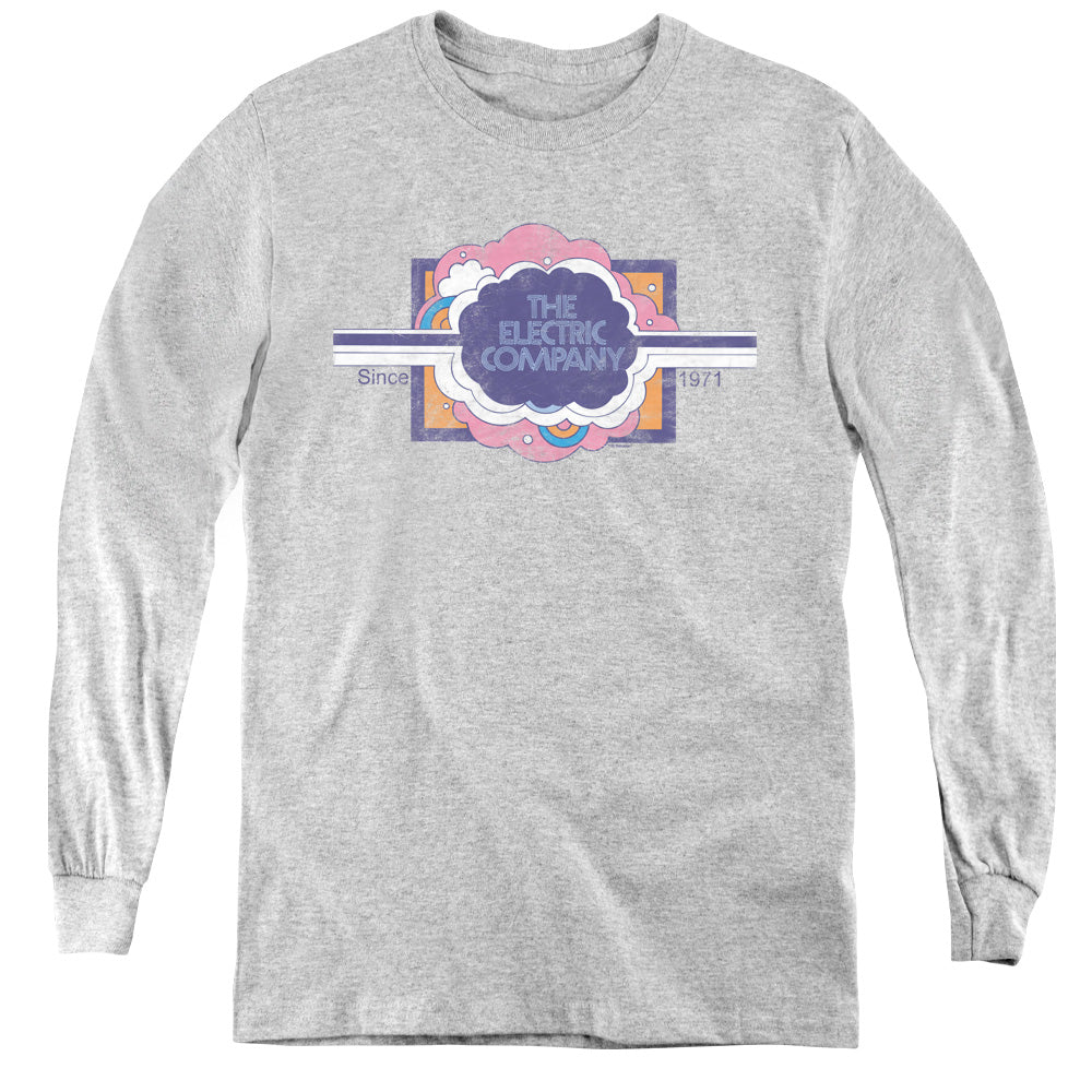 AN OFFCIALLY LICENSED ELECTRIC COMPANY SINCE 1971 YOUTH LONG SLEEVE T-SHIRT ATHLETIC HEATHER