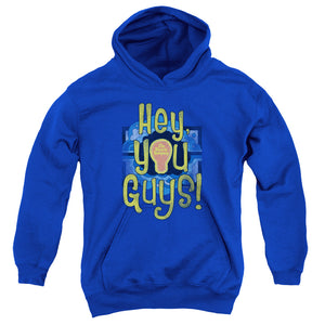 AN OFFCIALLY LICENSED ELECTRIC COMPANY HEY YOU GUYS YOUTH HOODIE ROYAL