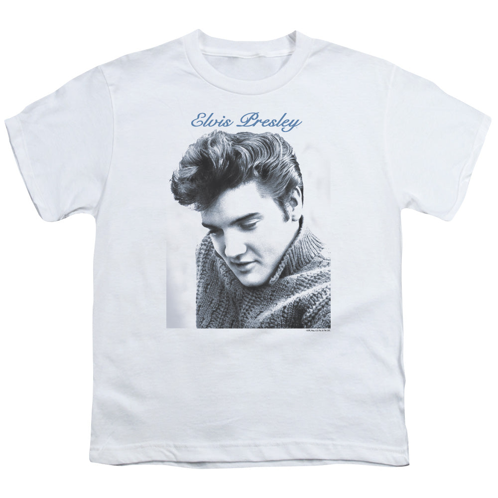 Elvis Presley Script Sweater Licensed Kid's T-Shirt (Ages 4-7) SM-XL