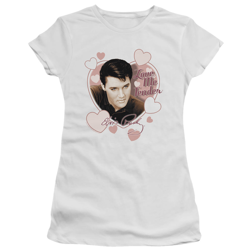 Elvis Presley Love Me Tender Licensed Women's T-Shirt Juniors LG