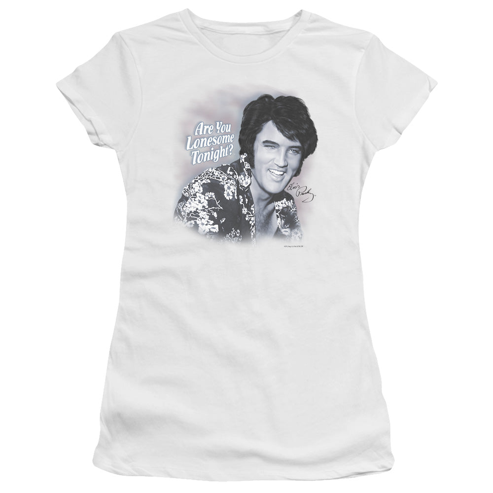 Elvis Presley Lonesome Tonight Licensed Women's T-Shirt Juniors LG