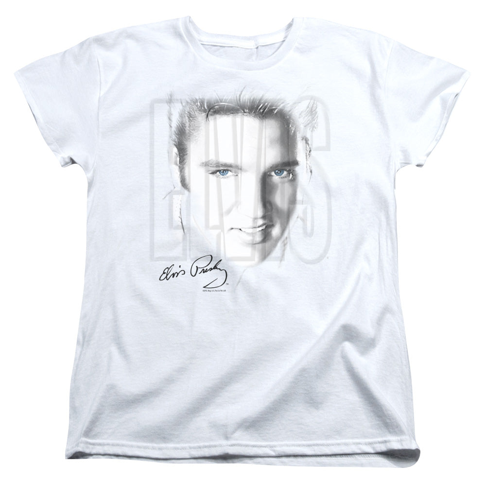 Elvis Presley Blue Eyes Licensed Women's T-Shirt Regular Fit SM-LG