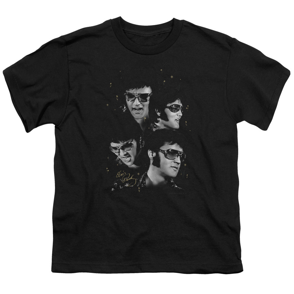 Elvis Presley Faces Licensed Kid's T-Shirt (Ages 4-7) SM-XL