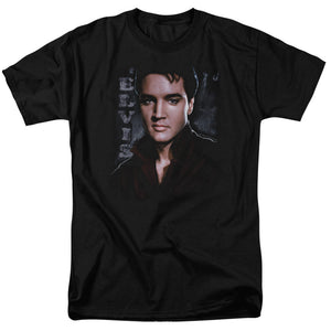 AN OFFCIALLY LICENSED ELVIS PRESLEY TOUGH MEN'S REGULAR FIT T-SHIRT BLACK