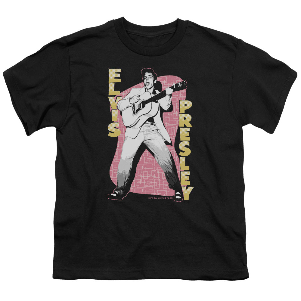 Elvis Presley Pink Rock Licensed Kid's T-Shirt (Ages 4-7) SM-XL