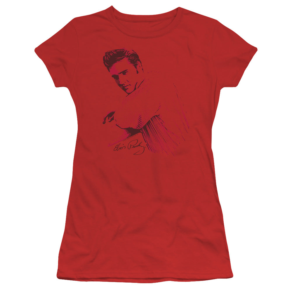 Elvis Presley On The Range Licensed Women's T-Shirt Juniors SM