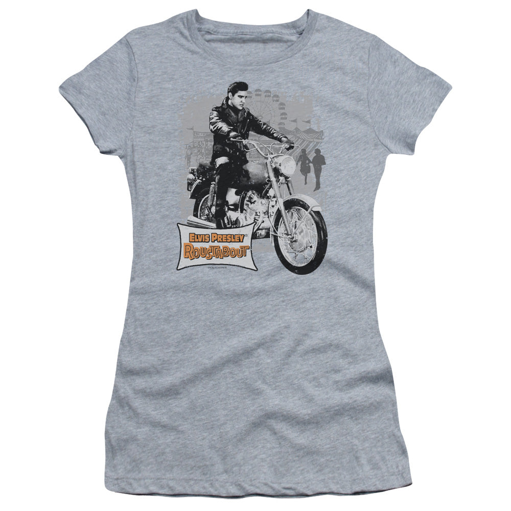 Elvis Presley Roustabout Poster Licensed Women's T-Shirt Juniors SM-XL