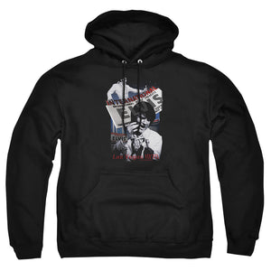 AN OFFCIALLY LICENSED ELVIS PRESLEY INTERNATIONAL HOTEL ADULT UNISEX PULLOVER HOODIE BLACK