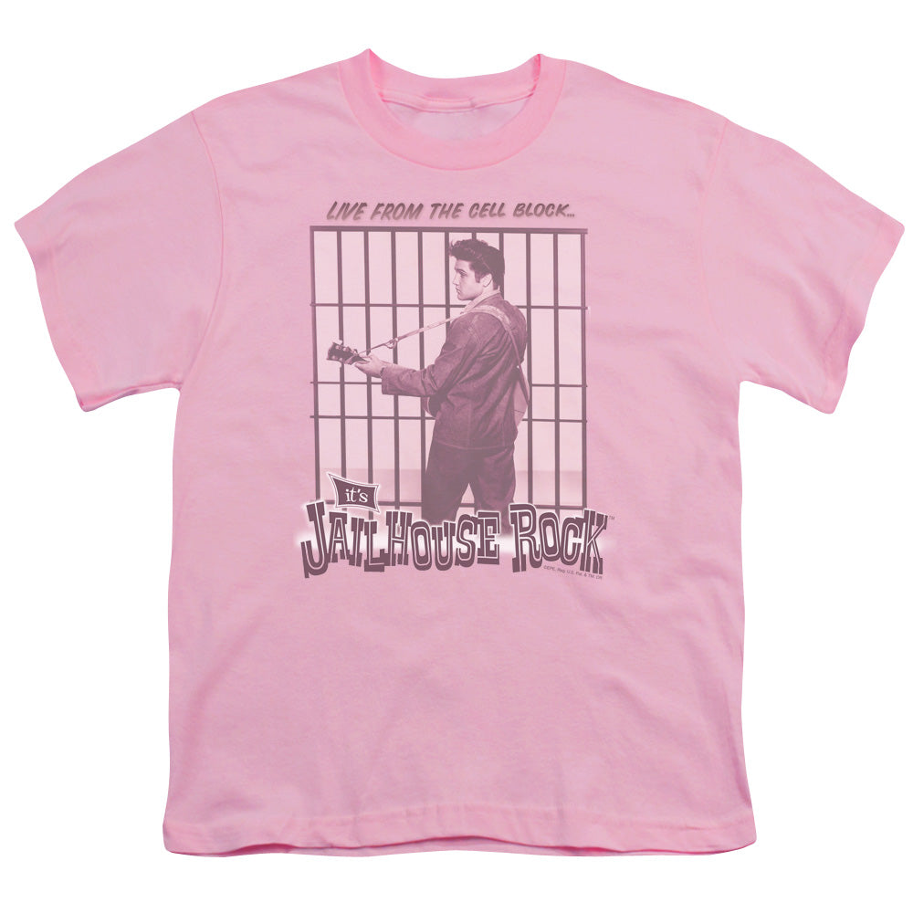 Elvis Presley Cell Block Rock Licensed Kid's T-Shirt (Ages 4-7) SM-XL