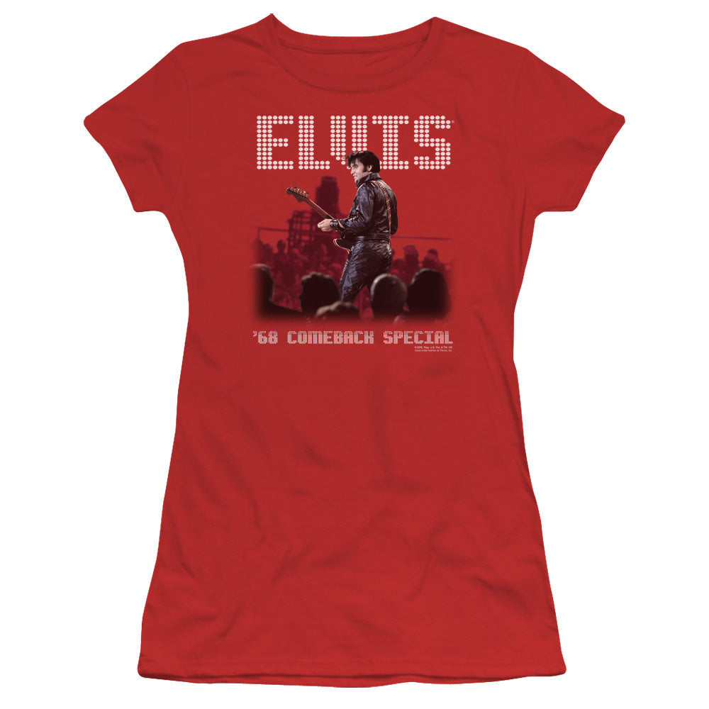 Elvis Presley Return Of The King Licensed Women's T-Shirt Juniors SM