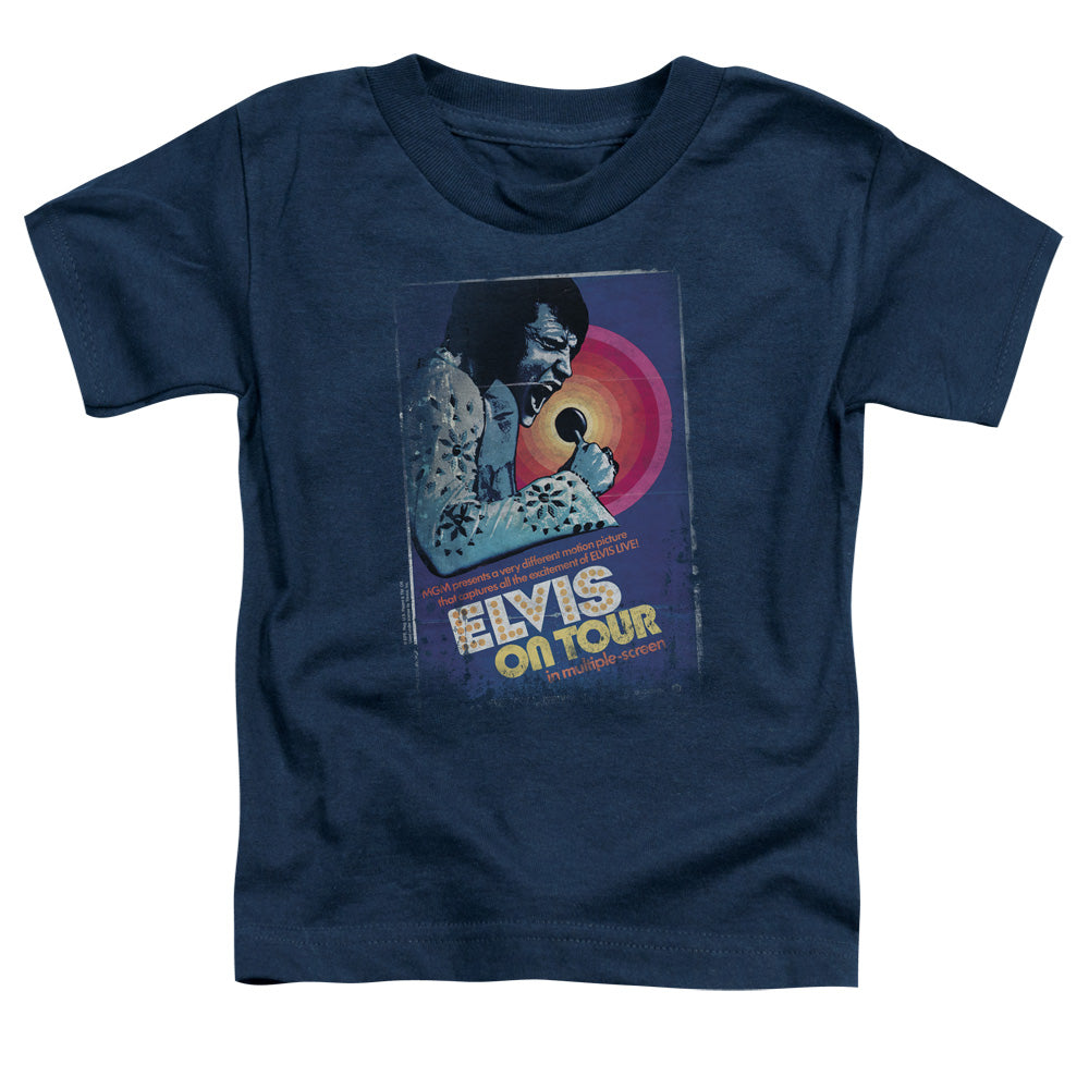 Elvis Presley On Tour Poster Licensed Toddler T-Shirt LG