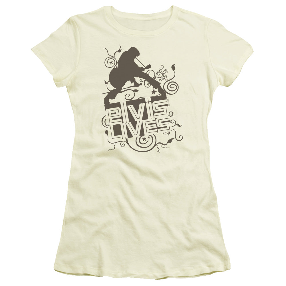 Elvis Presley Elvis Lives Licensed Women's T-Shirt Juniors LG