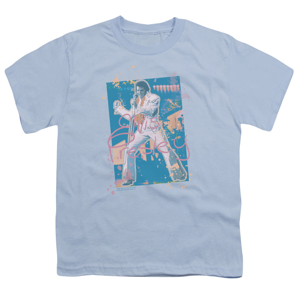 Elvis Presley Splatter Hawaii Licensed Kid's T-Shirt (Ages 4-7) SM-XL