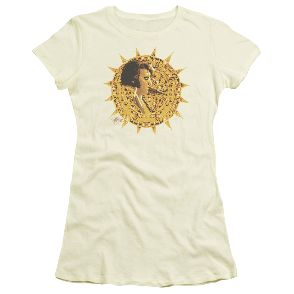 Elvis Presley Sundial Licensed Women's T-Shirt Juniors LG