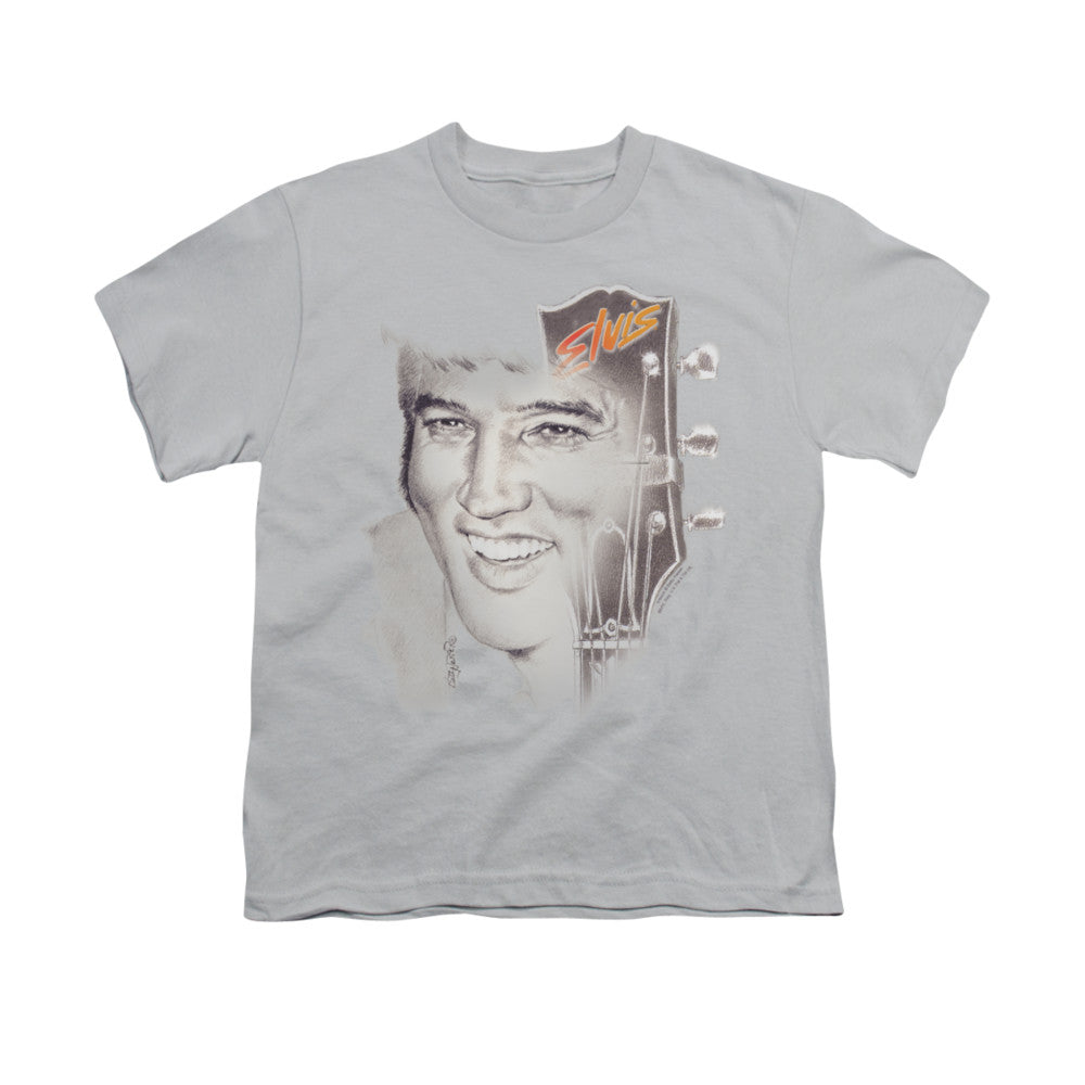 Elvis Presley Smile 2 Licensed Kid's T-Shirt (Ages 4-7) XL