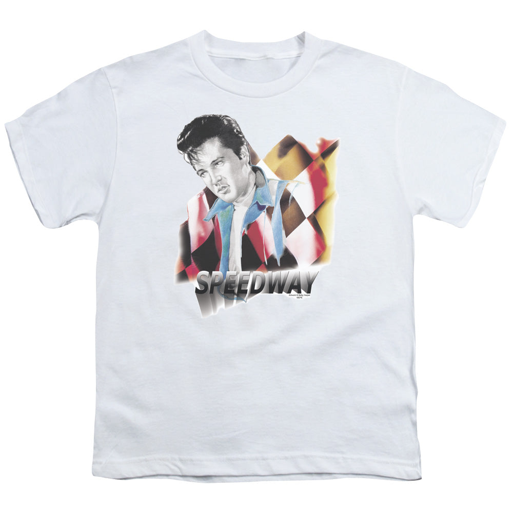 Elvis Presley Speedway Licensed Kid's T-Shirt (Ages 4-7) SM-XL