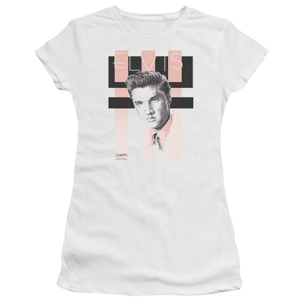 Elvis Presley Retro Licensed Women's T-Shirt Juniors LG