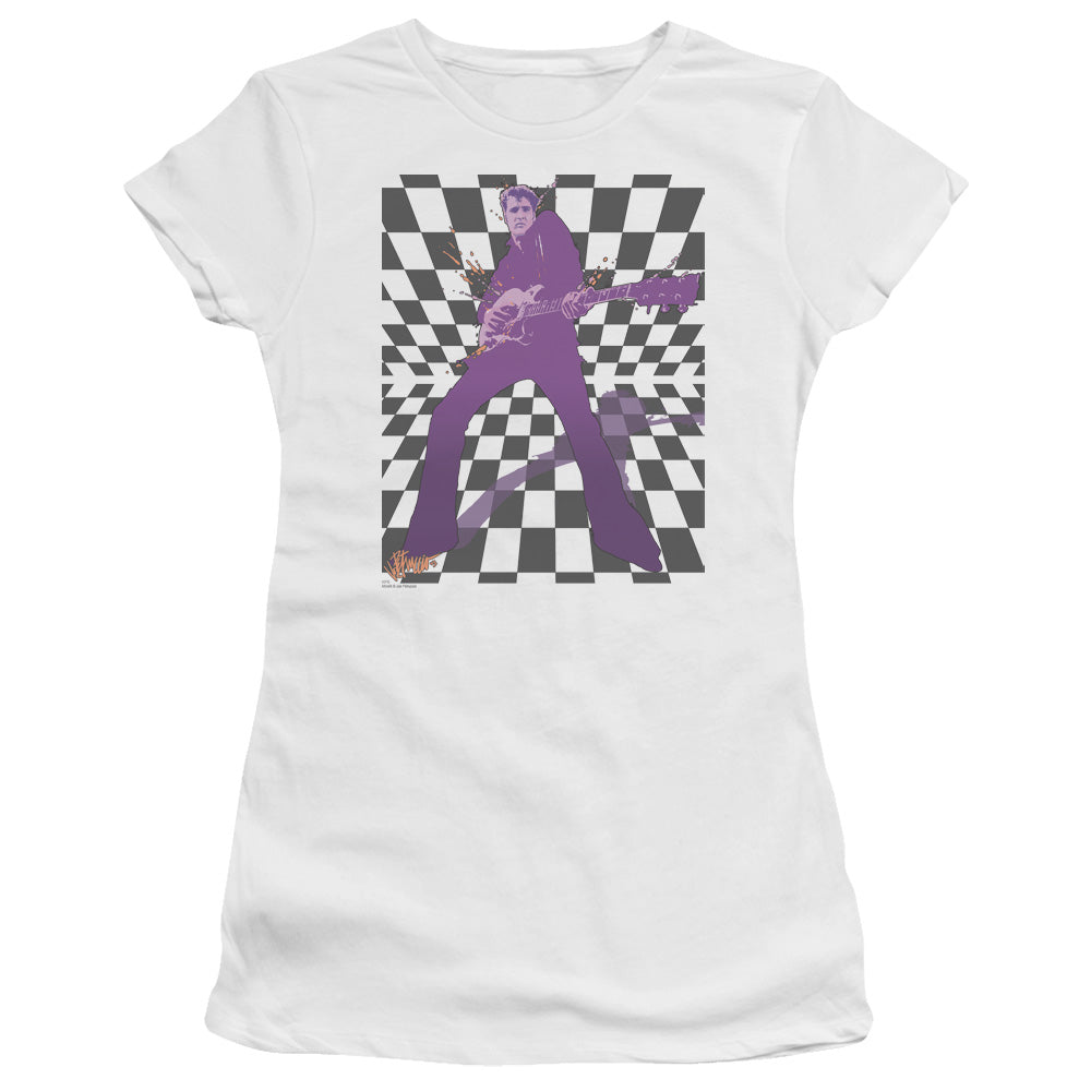 Elvis Presley Lets Rock Licensed Women's T-Shirt Juniors LG