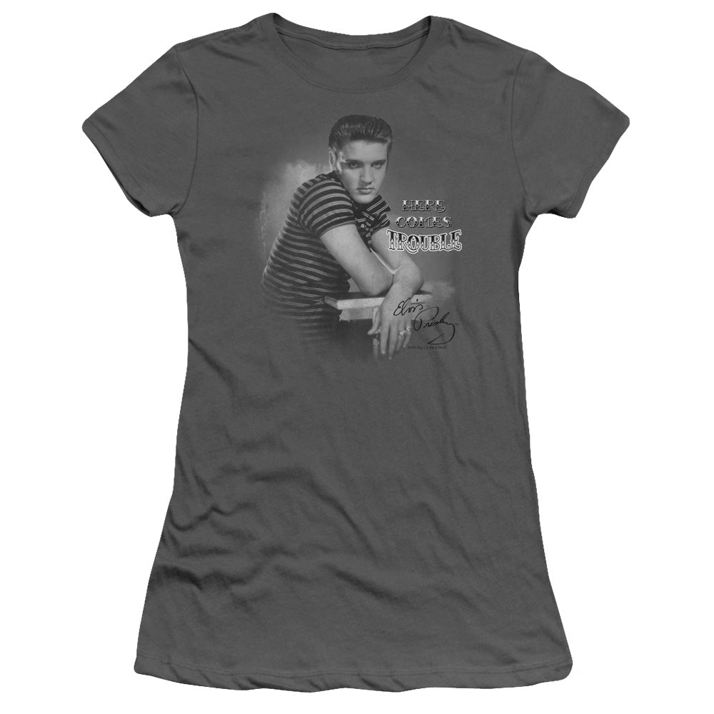 Elvis Presley Trouble Licensed Women's T-Shirt Juniors SM-XL