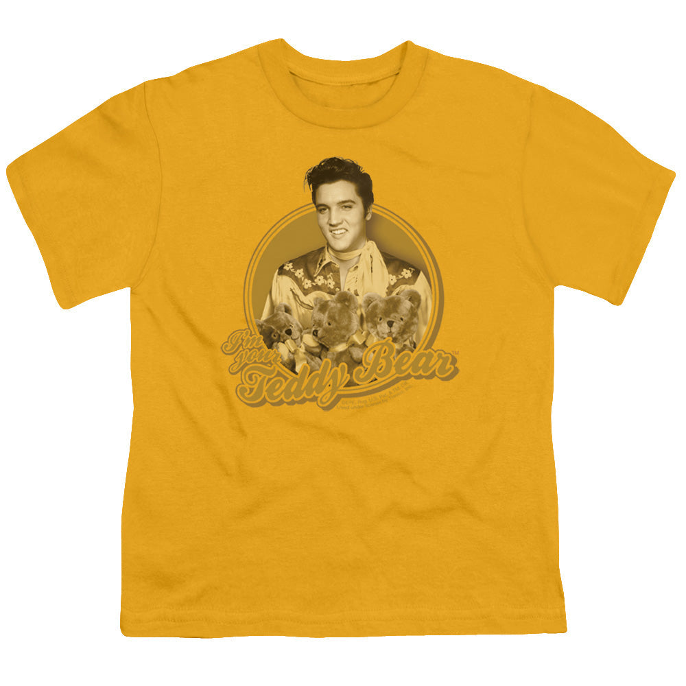 Elvis Presley Teddy Bear Licensed Kid's T-Shirt (Ages 4-7) XS