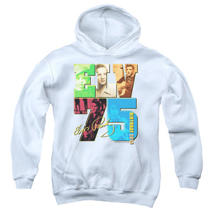 AN OFFCIALLY LICENSED ELVIS PRESLEY BIRTHDAY 2010 YOUTH HOODIE WHITE