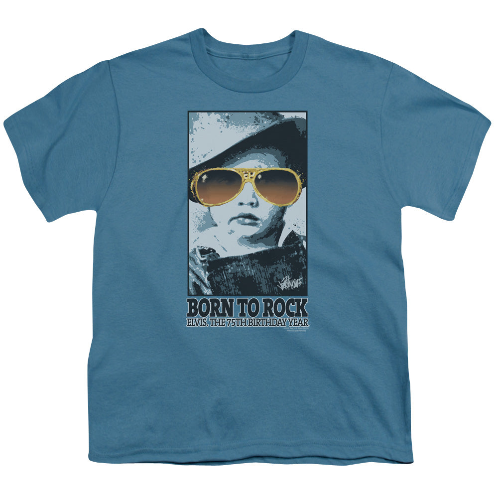 Elvis Presley Born To Rock Licensed Kid's T-Shirt (Ages 4-7) XL