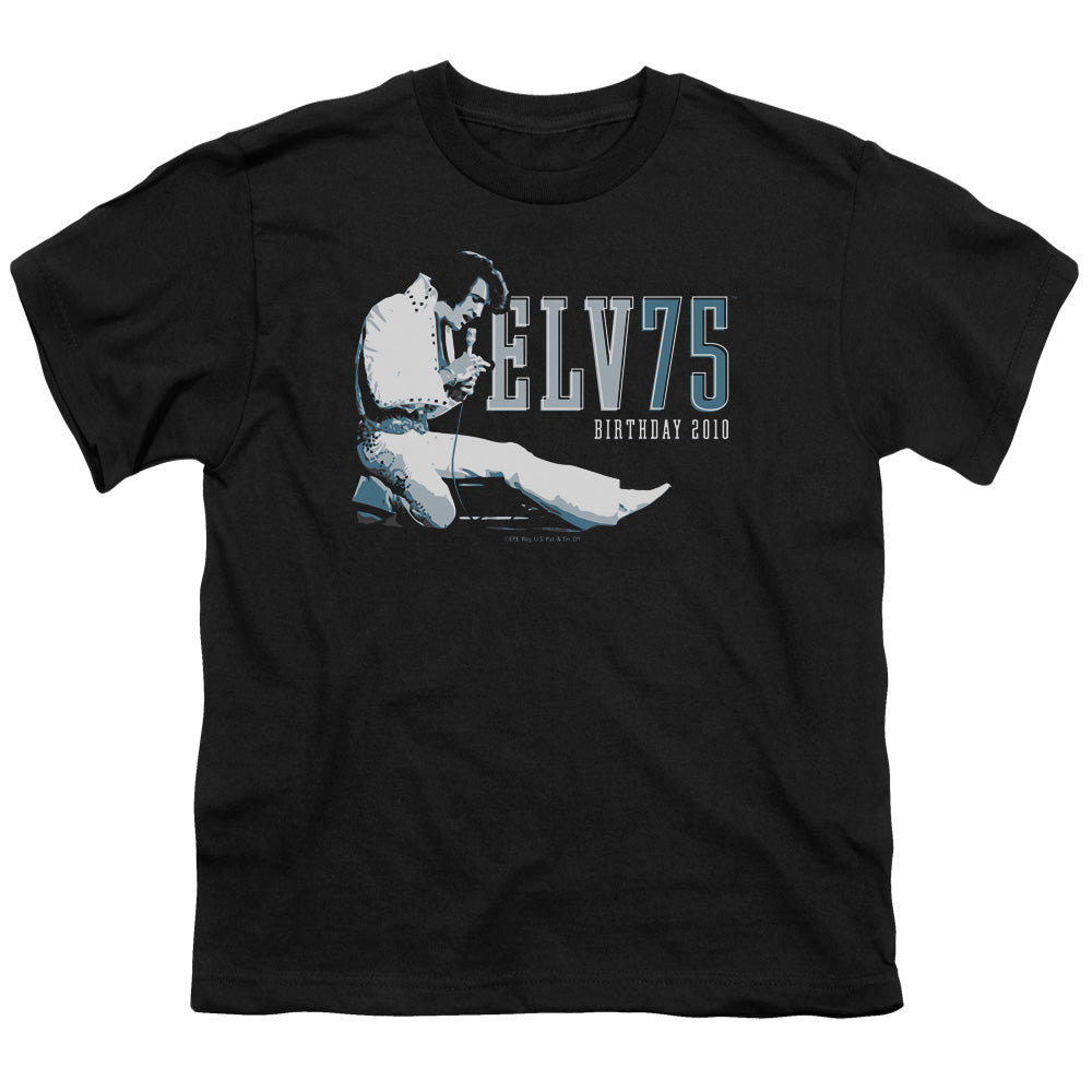 Elvis Presley Elv 75 Logo Licensed Kid's T-Shirt (Ages 4-7) XS-XL