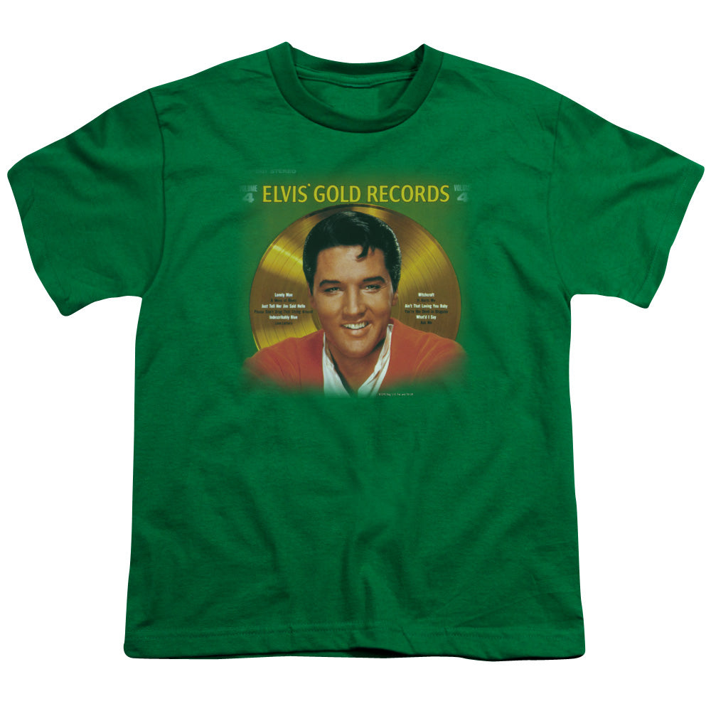 Elvis Presley Gold Records Licensed Kid's T-Shirt (Ages 4-7) SM-XL