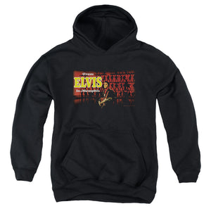 AN OFFCIALLY LICENSED ELVIS PRESLEY FROM ELVIS IN MEMPHIS YOUTH HOODIE BLACK