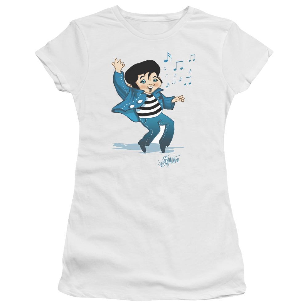Elvis Presley Lil Jailbird Licensed Women's T-Shirt Juniors LG