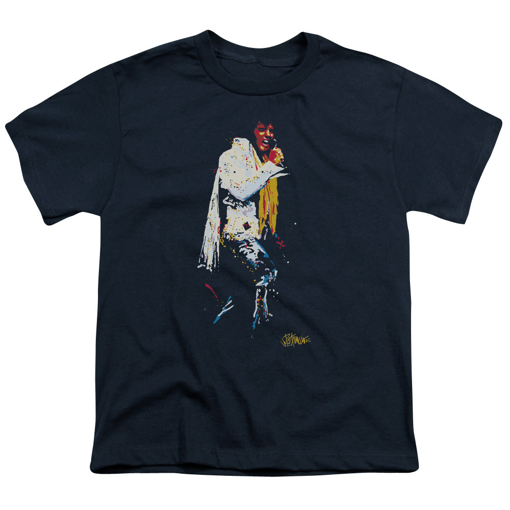 Elvis Presley Yellow Scarf Licensed Kid's T-Shirt (Ages 4-7) SM-XL