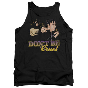 AN OFFCIALLY LICENSED ELVIS PRESLEY DONT BE CRUEL ADULT UNISEX TANK TOP BLACK