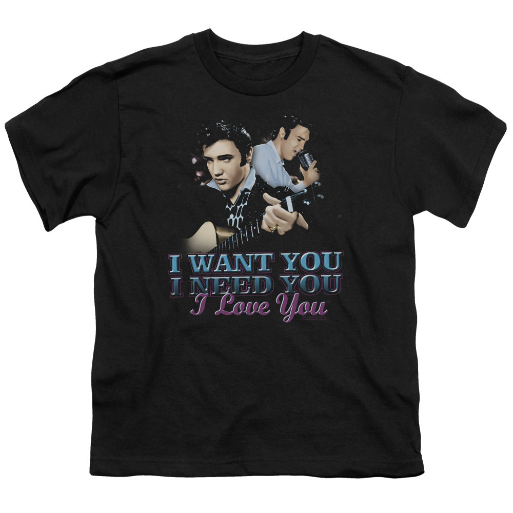 Elvis Presley I Want You Licensed Kid's T-Shirt (Ages 4-7) SM-XL