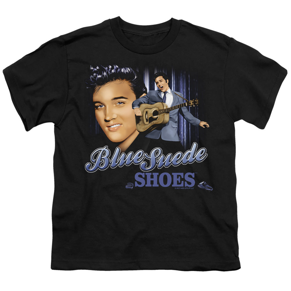 Elvis Presley Blue Suede Shoes Licensed Kid's T-Shirt (Ages 4-7) XS-XL