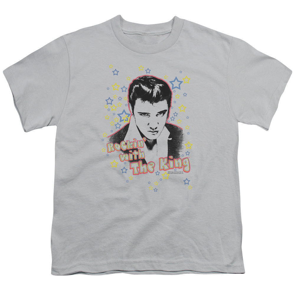 Elvis Presley Rockin With The King Licensed Kid's T-Shirt (Ages 4-7) XL