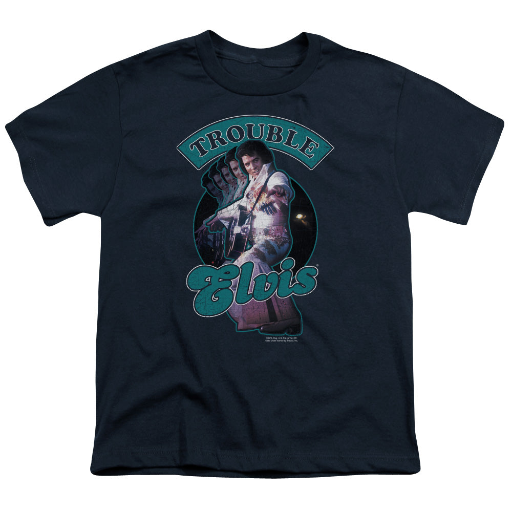 Elvis Presley Total Trouble Licensed Kid's T-Shirt (Ages 4-7) XS-XL