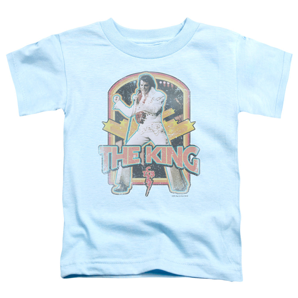 Elvis Presley Distressed King Licensed Toddler T-Shirt LG