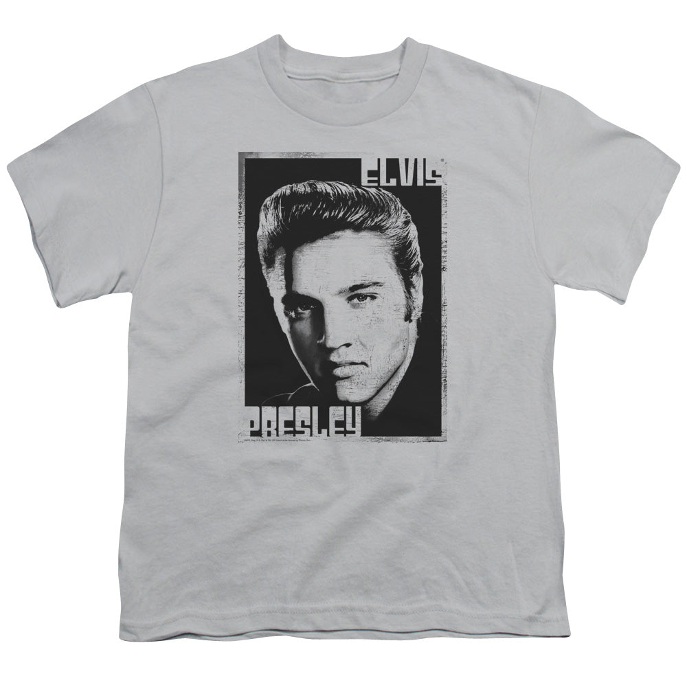 Elvis Presley Graphic Portrait Licensed Kid's T-Shirt (Ages 4-7) XL