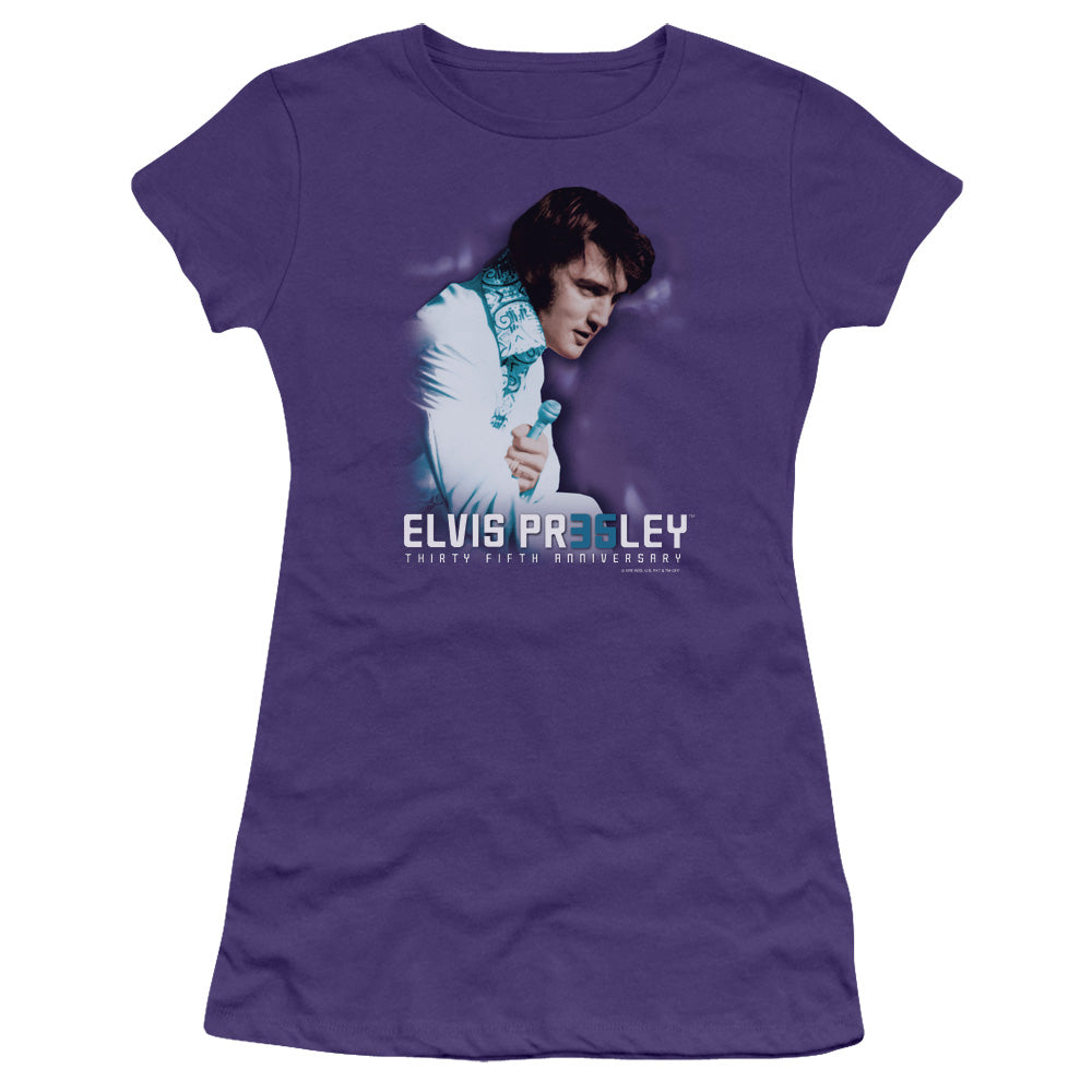 Elvis Presley 35Th Anniversary 2 Licensed Women's T-Shirt Juniors LG