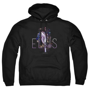 AN OFFCIALLY LICENSED ELVIS PRESLEY DREAM STATE ADULT UNISEX PULLOVER HOODIE BLACK