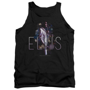 AN OFFCIALLY LICENSED ELVIS PRESLEY DREAM STATE ADULT UNISEX TANK TOP BLACK