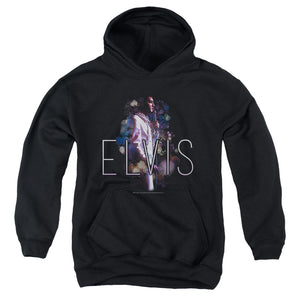 AN OFFCIALLY LICENSED ELVIS PRESLEY DREAM STATE YOUTH HOODIE BLACK